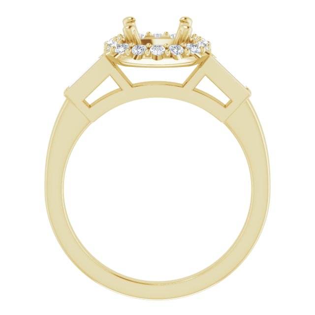Halo-Style Engagement Ring