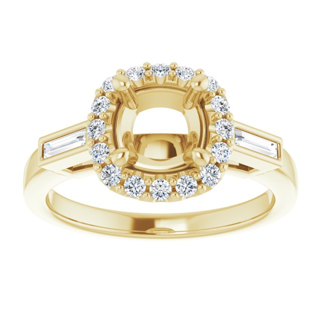 Halo-Style Engagement Ring