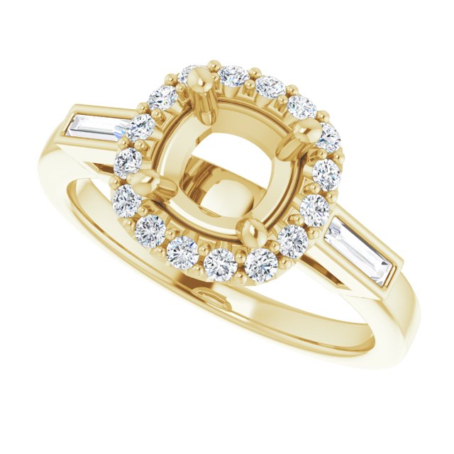 Halo-Style Engagement Ring