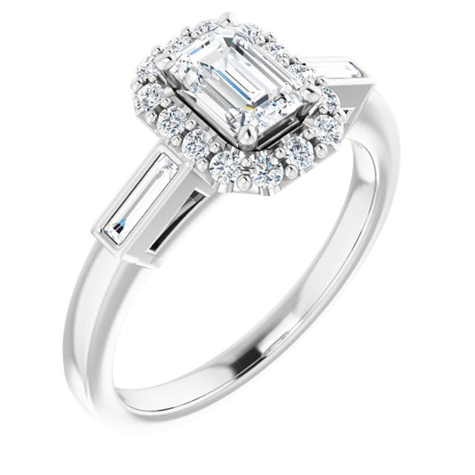 Halo-Style Engagement Ring