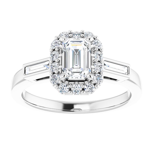 Halo-Style Engagement Ring