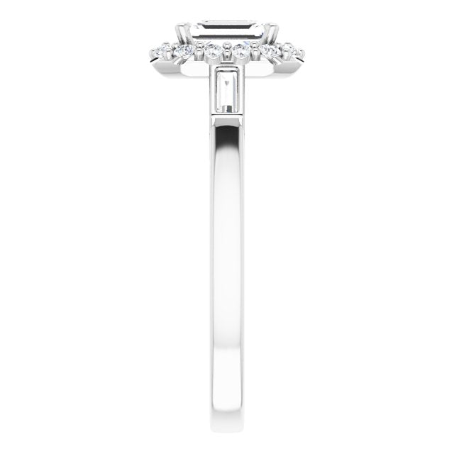 Halo-Style Engagement Ring