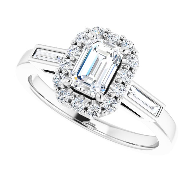 Halo-Style Engagement Ring