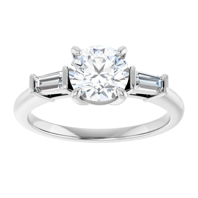 Accented Engagement Ring