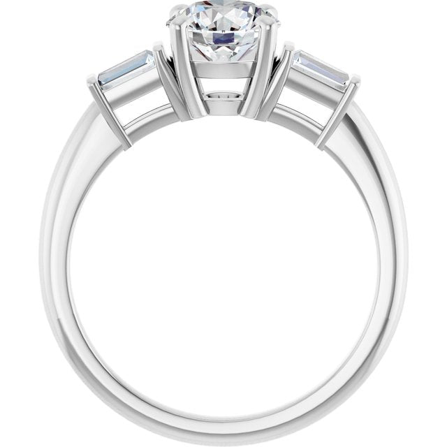 Accented Engagement Ring