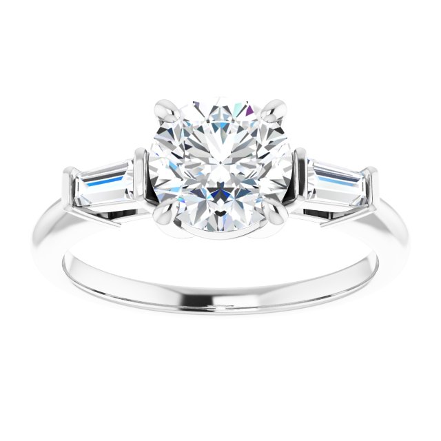 Accented Engagement Ring