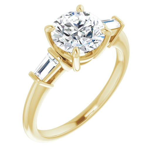 Accented Engagement Ring