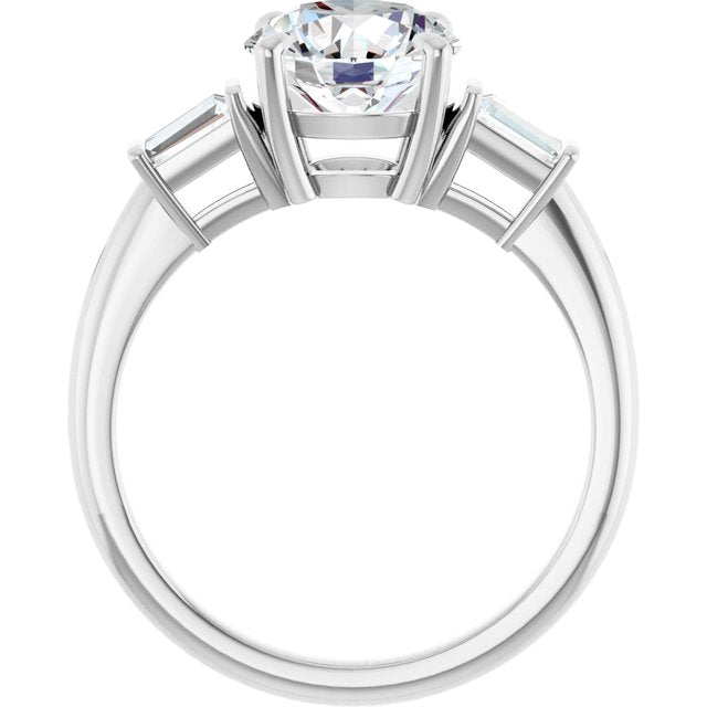 Accented Engagement Ring