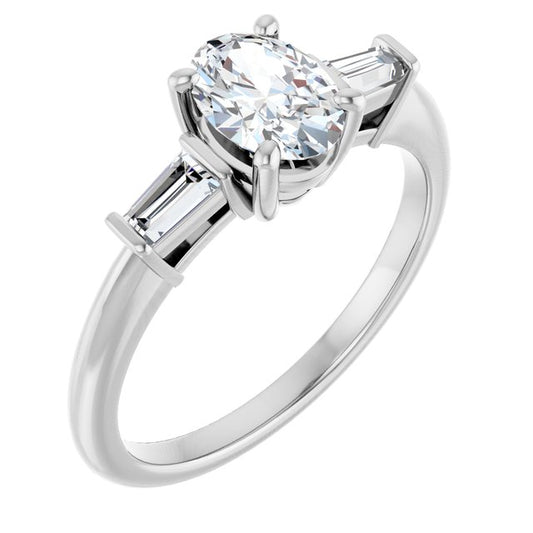 Accented Engagement Ring
