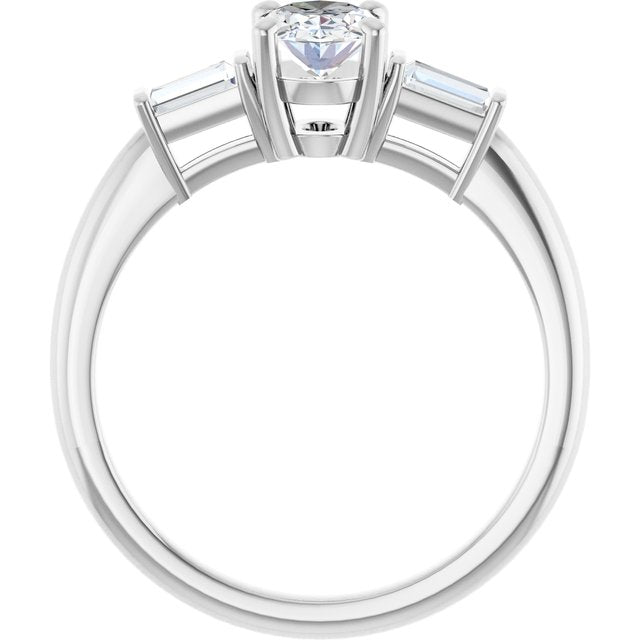 Accented Engagement Ring