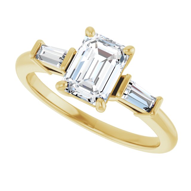 Accented Engagement Ring