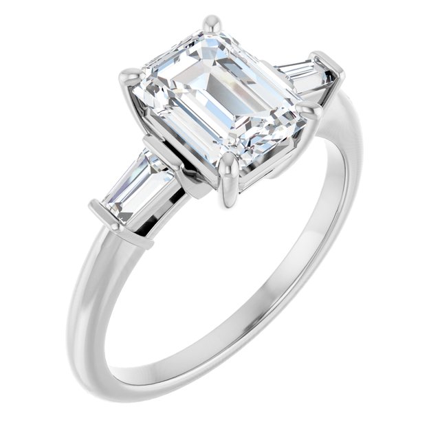 Accented Engagement Ring