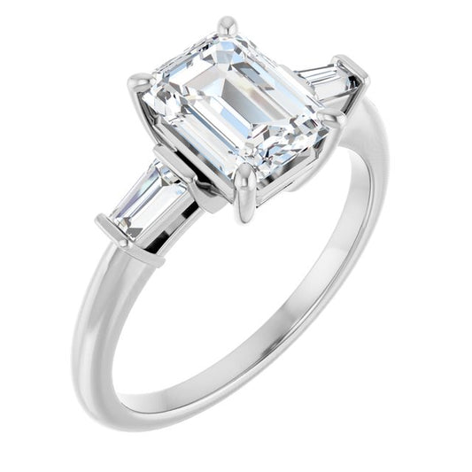 Accented Engagement Ring