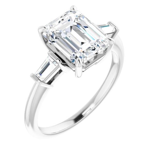 Accented Engagement Ring