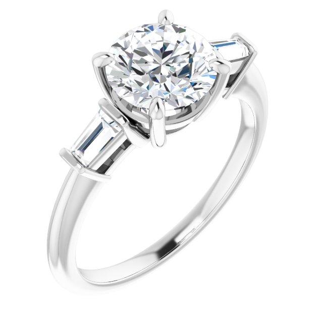 Accented Engagement Ring
