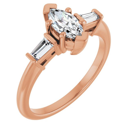 Accented Engagement Ring