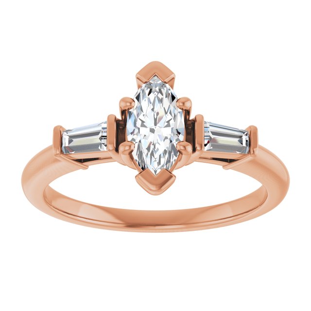 Accented Engagement Ring