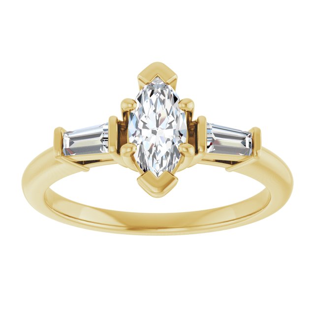 Accented Engagement Ring