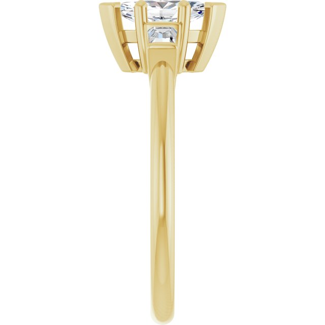 Accented Engagement Ring