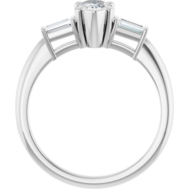 Accented Engagement Ring