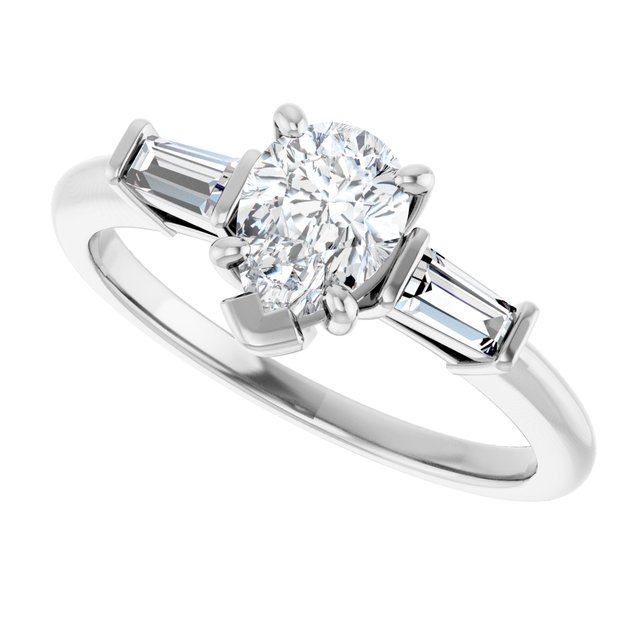 Accented Engagement Ring