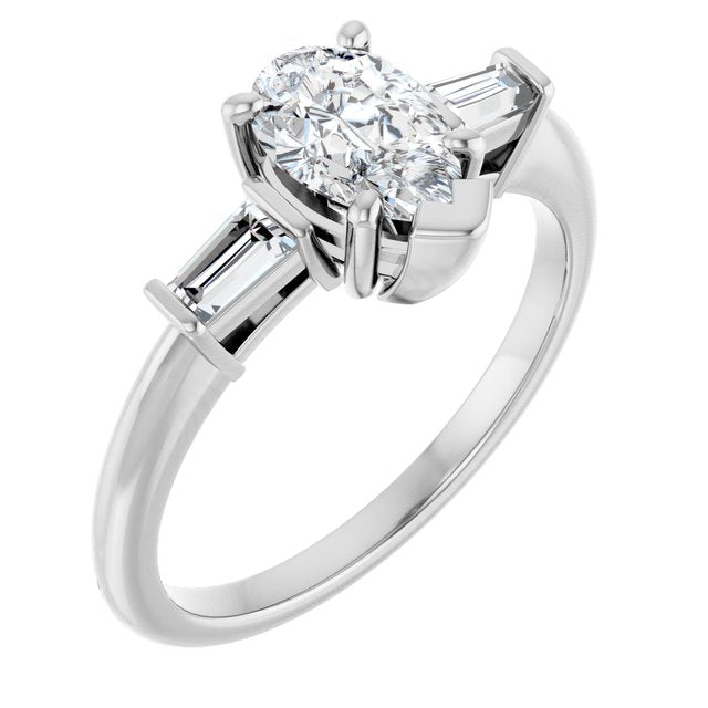 Accented Engagement Ring