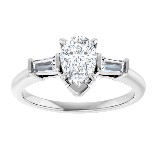 Accented Engagement Ring