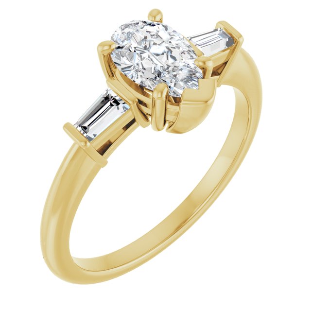 Accented Engagement Ring