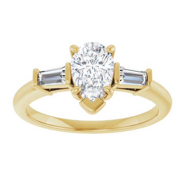Accented Engagement Ring