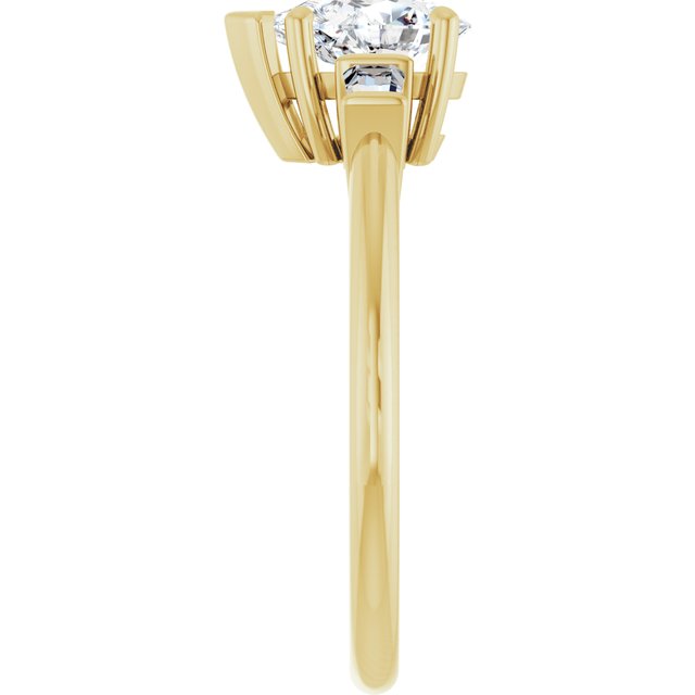 Accented Engagement Ring