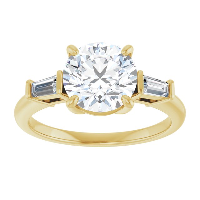 Accented Engagement Ring