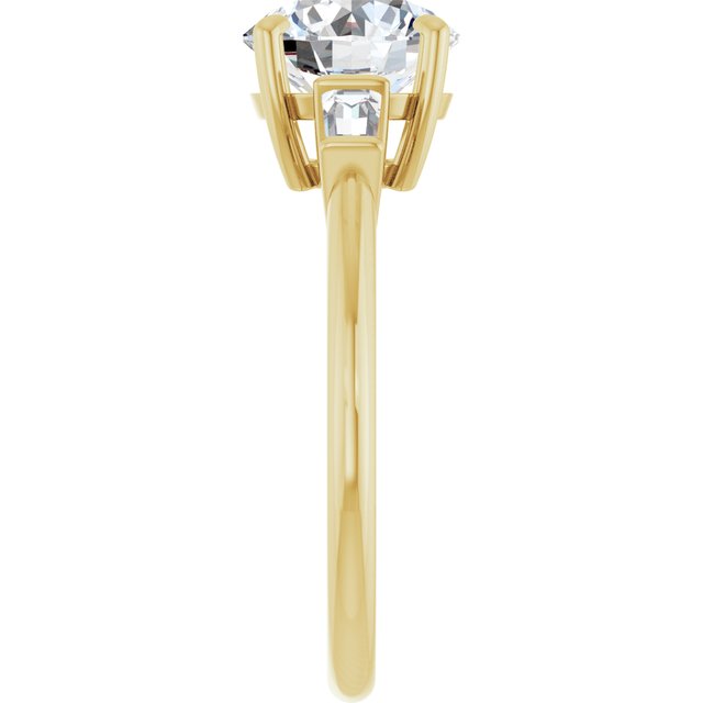 Accented Engagement Ring