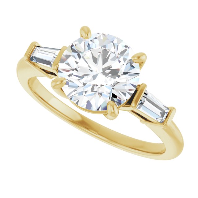 Accented Engagement Ring