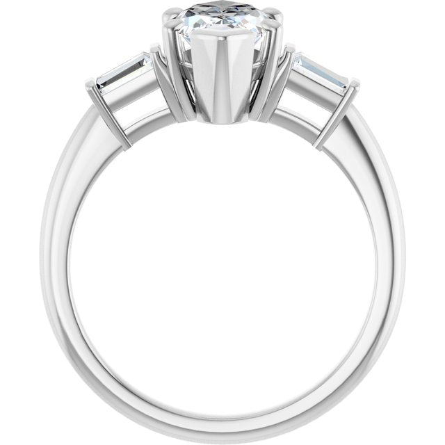 Accented Engagement Ring