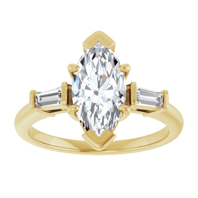 Accented Engagement Ring