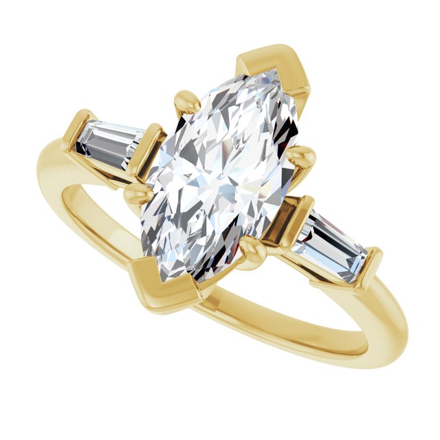 Accented Engagement Ring