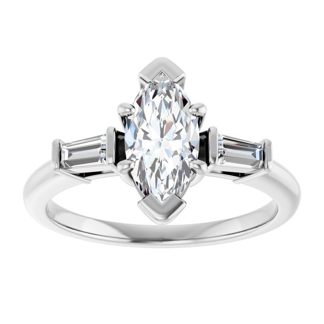 Accented Engagement Ring