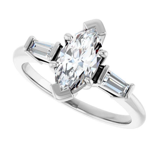Accented Engagement Ring