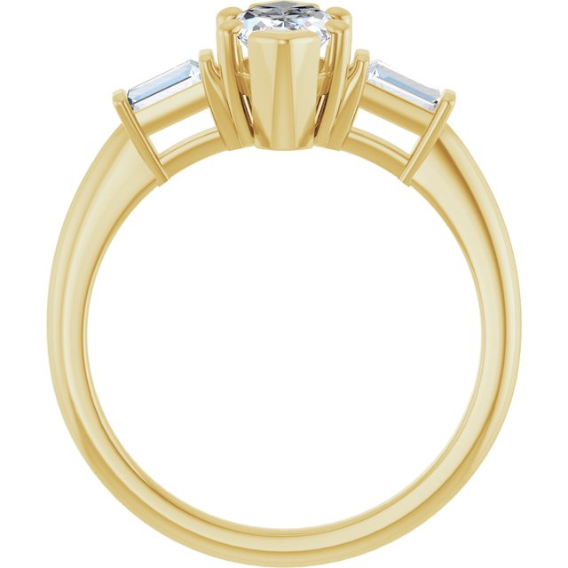 Accented Engagement Ring