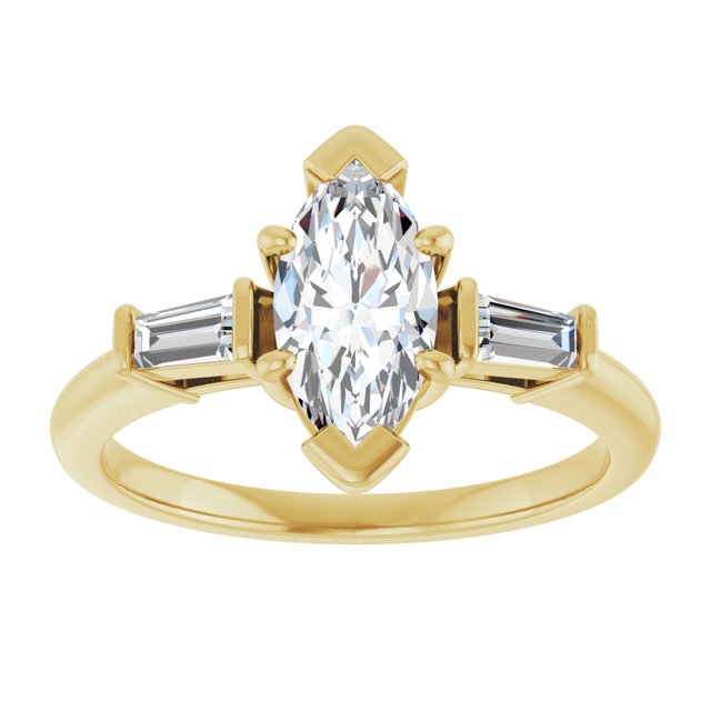 Accented Engagement Ring