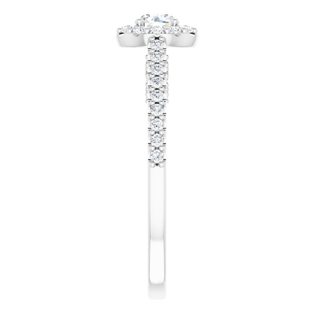 Halo-Style Engagement Ring