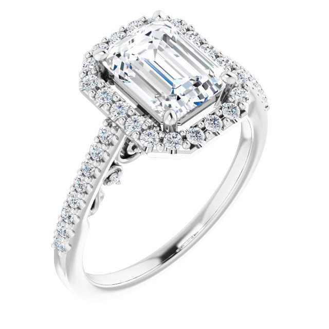 Halo-Style Engagement Ring