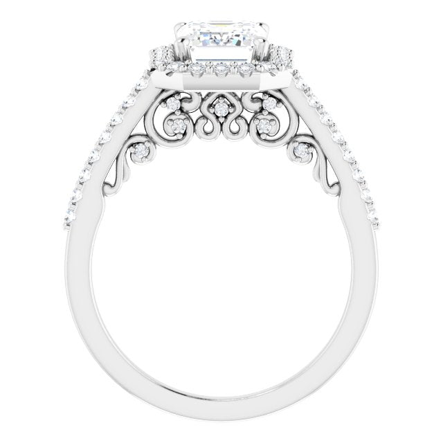 Halo-Style Engagement Ring