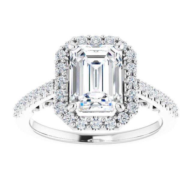 Halo-Style Engagement Ring