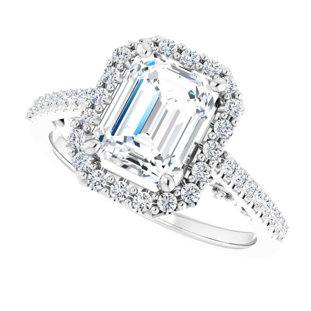 Halo-Style Engagement Ring