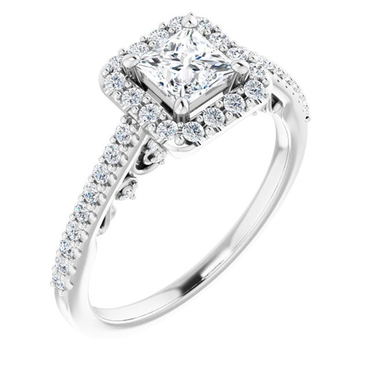 Halo-Style Engagement Ring