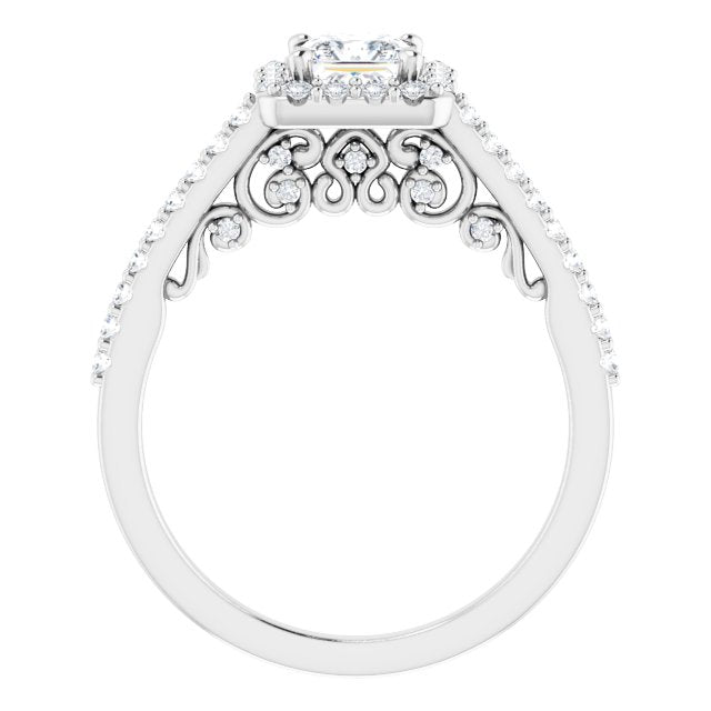 Halo-Style Engagement Ring