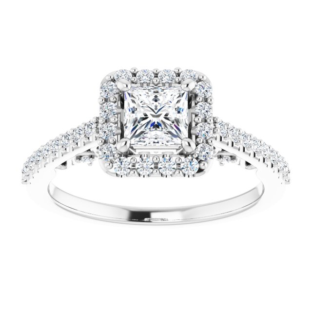 Halo-Style Engagement Ring