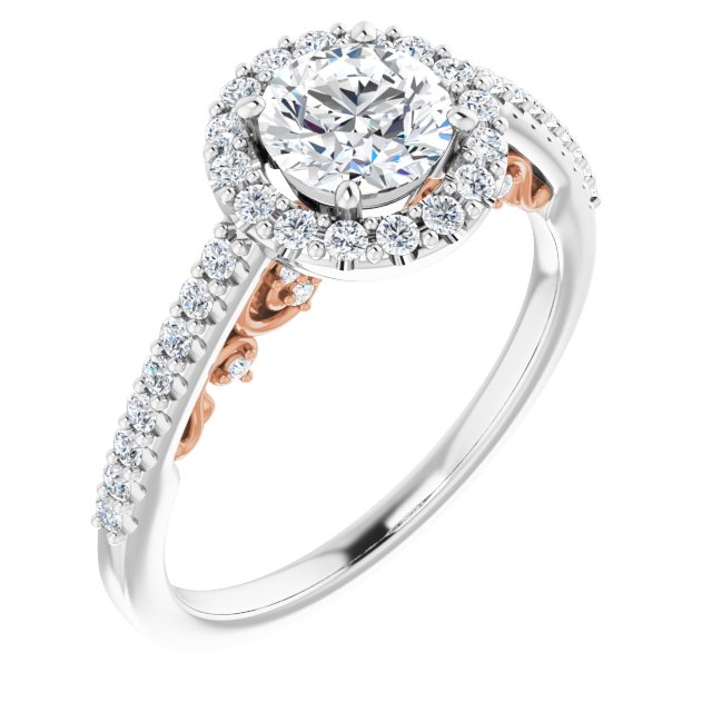 Halo-Style Engagement Ring