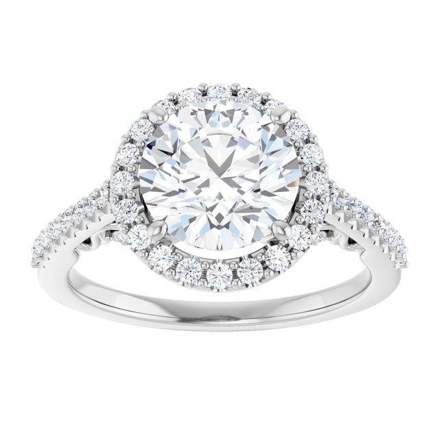 Halo-Style Engagement Ring